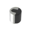 Zoo Hardware ZAS86-PCW Door Stop Floor Mounted - Round - Powder Coated Matt White