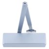 Zoo Hardware Size 2-4 Template Selectable Closer - Satin Stainless Steel - Complete with Semi Radius Cover & Flat Arm ZDC0024S-SS