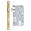 Zoo Hardware Mortice Escape Sashlock - 72mm Centres, 60mm Backset - Square Forend, Satin Brass ZDL7260ESC-S-PVDSB