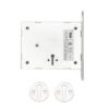 Zoo Hardware FB2 London Fire Brigade Lock Square Forend and Strike, c/w Escutcheons CE/UKCA/CERTIFIRE Satin Stainless Steel