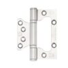 Zoo Hardware Flush / Interleaf Hinge Pair - CE/UKCA - Grade 11- Polished Stainless Steel ZHSSFH-243S-P