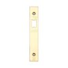 Zoo Hardware ZLAP12-PVDSB Spare Sq.Acc Pk for UK Upright Latch - Contains Forend, Strike & Screws - PVD Satin Brass