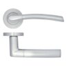 Zoo Hardware ZPA100-SC Andorra Door Handle on Rose Satin Chrome