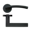 Zoo Hardware ZPZ080-OMB Amalfi Door Handle - Screw On Rose Matt Black