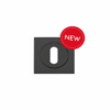 Zoo Hardware ZPZSQ002-OMB Square Escutcheon - Standard Keyway Matt Black