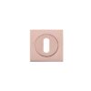 Zoo Hardware ZPZSQ002-TRG Square Escutcheon - Standard Keyway Rose Gold