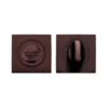 Zoo Hardware ZPZSQ004-ETB Turn & Release - on Square rose Pvd Bronze