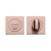 Zoo Hardware ZPZSQ004-TRG Turn & Release - on Square rose Rose Gold