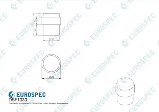Floor Mounted Pedestal Door Stops