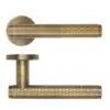 Zoo Hardware Favo Lever On Round Rose Door Handle
