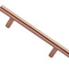 Heritage Brass Pull Bar Design Cabinet Handle (101Mm, 128Mm, 160Mm Or 203Mm C/C), Satin Rose Gold