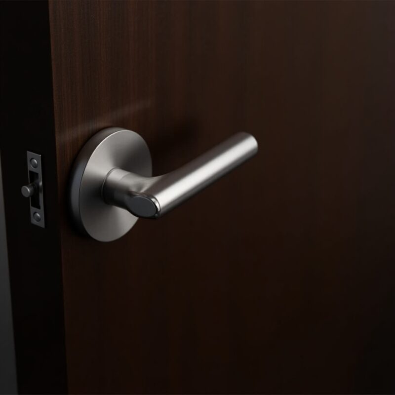 Satin Chrome Door Handles