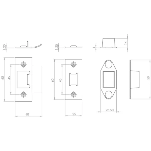Accessory Packs for Heavy Duty Tubular Latches
