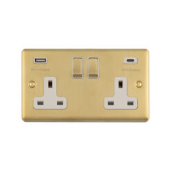 Enhance Decorative 2 Gang USBC Socket