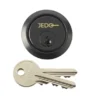 5 Pin Replacement Rim Cylinders keyed to Differ with 3 Keys