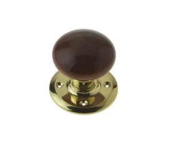 Dark Wood Door Knobs