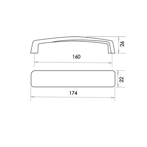 Twist Kitchen Cabinet handles