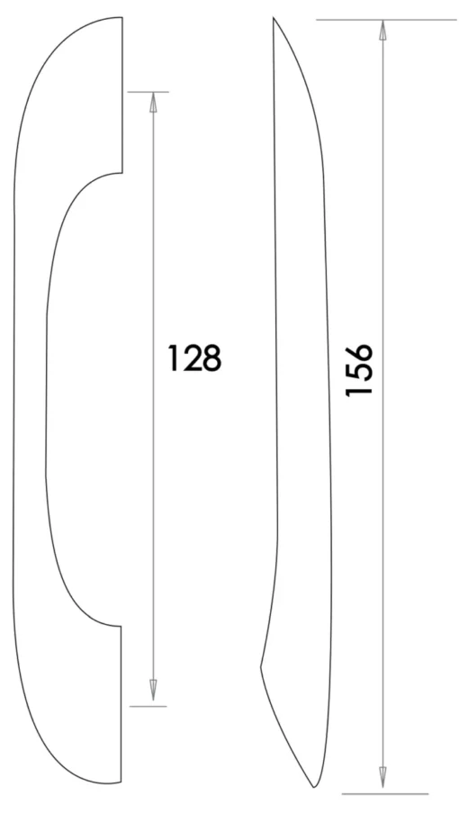 Liscio Kitchen Cabinet Handles