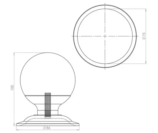 Bromley Centre Door Knobs