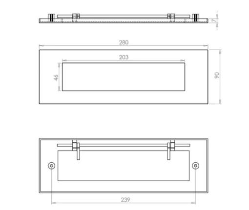 Plain Letterplates