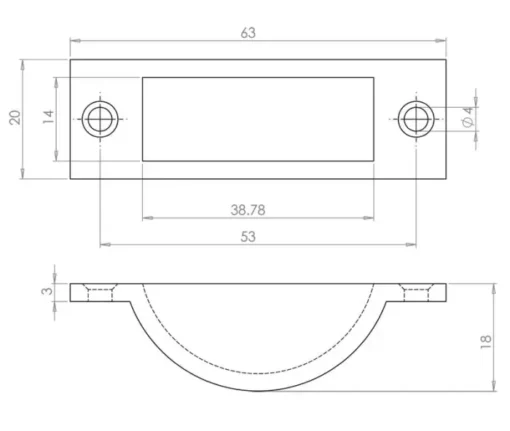 Brass Dust Proof Spring Floor Bolt Socket