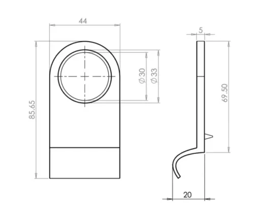 Plain Cylinder Pulls