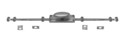Oval Knob Espagnolette/Crémone Lock Bolt for up to 8.5 Feet High Doors & Windows