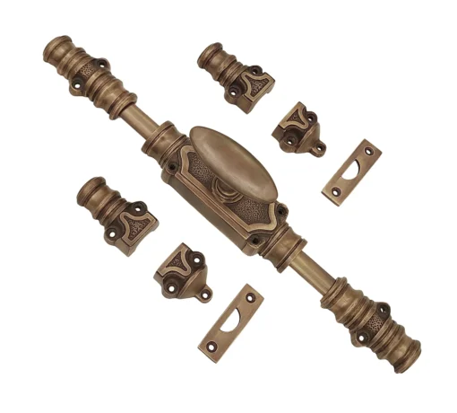 Limited Edition - Antique Brass Stephaney Espagnolette Bolt - Image 4
