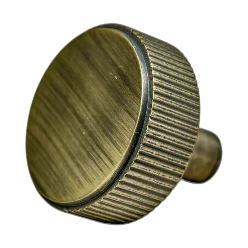 Diamond Knurled Circular Cabinet Knob- 30mm 7 Diamond Knurled Circular Cabinet Knob- 30mm