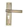 Diamond Knurled Backplate Handle 204mm  M481 Series