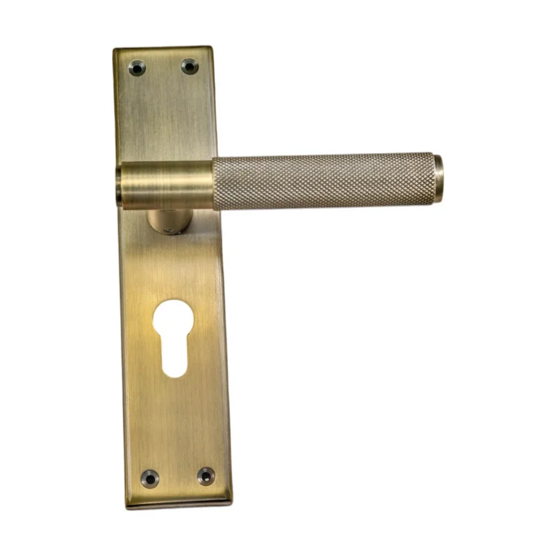 Diamond Knurled Backplate Handle 204mm  M501 Series