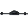 Oval Knob Espagnolette/Crémone Lock Bolt for up to 9' high Doors/Windows - Antique Black