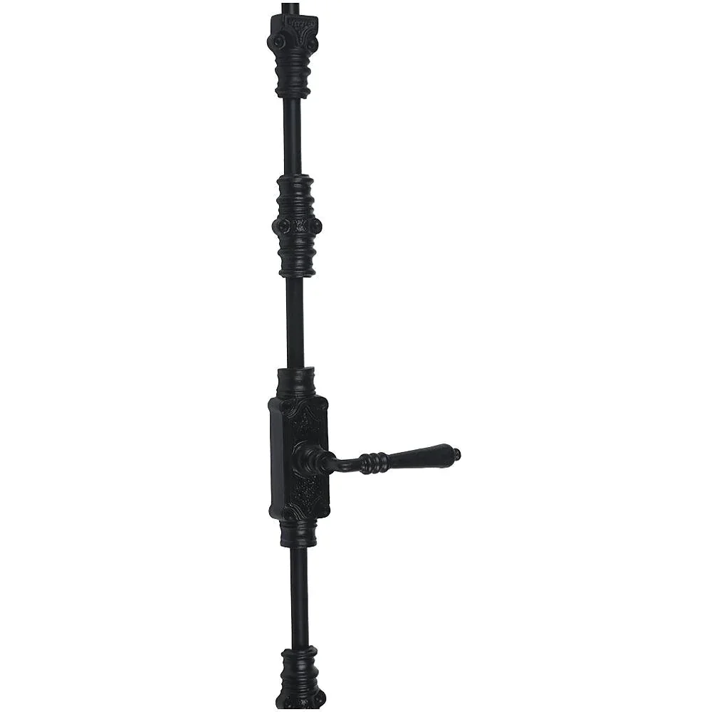 Lever Handle Espagnolette/Crémone Lock Bolt for up to 9' tall Doors/Windows - Antique Black 3 Lever Handle Espagnolette/Crémone Lock Bolt for up to 9' tall Doors/Windows - Antique Black - Image 3