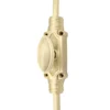 Hampton Reeded Cremone Bolt by Euro Art | Solid Brass Espagnolette Bolt