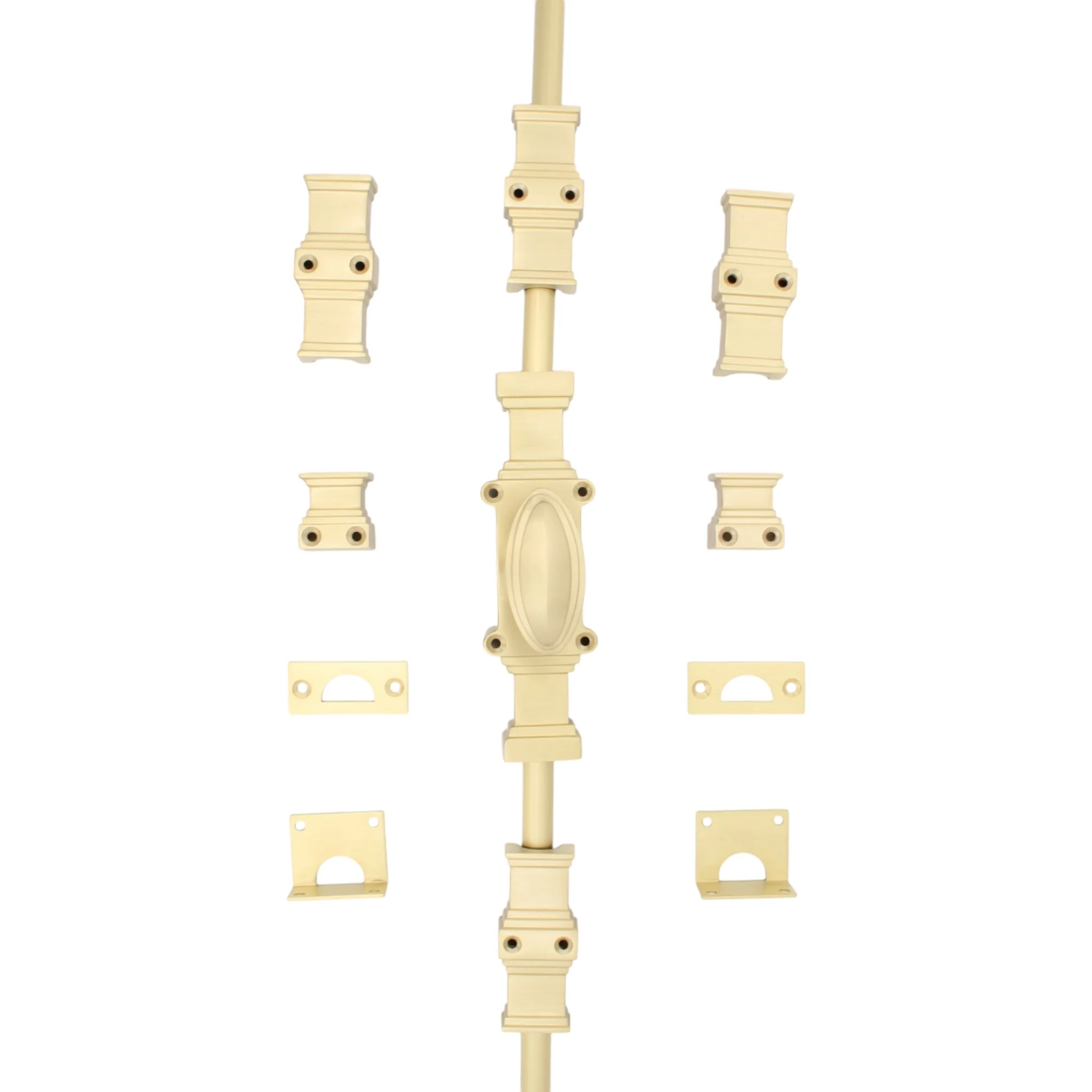 The Windsor Cremone Bolt by Euro Art | Solid Brass Espagnolette Bolt | 2 Finishes 5 The Windsor Cremone Bolt by Euro Art | Solid Brass Espagnolette Bolt | 2 Finishes - Image 5