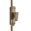 Valentino ART DECO Antique Brass Espagnolette/Crémone Lock Bolt for up to 8.5 Feet High Doors & Windows
