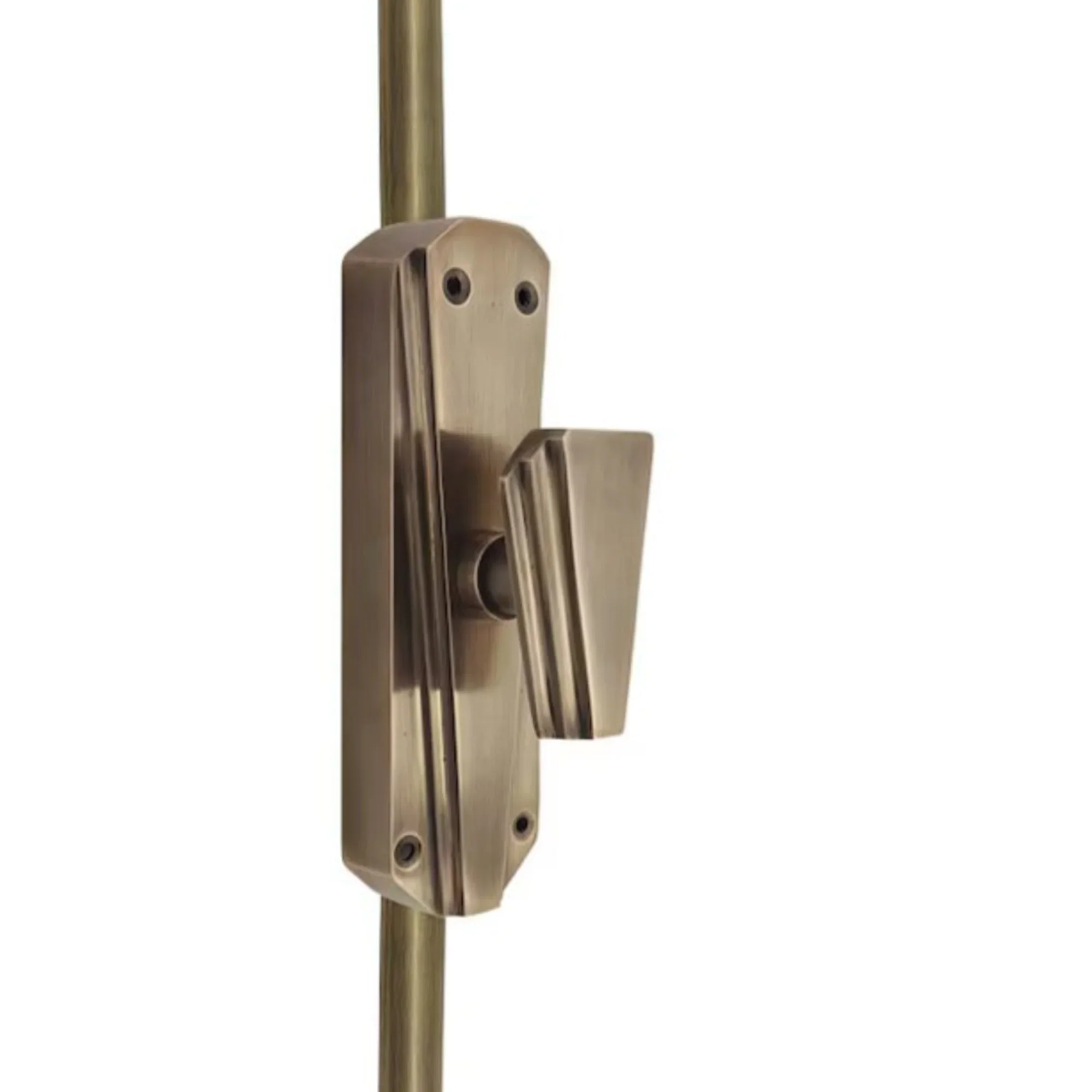Valentino ART DECO Antique Brass Espagnolette/Crémone Lock Bolt for up to 8.5 Feet High Doors & Windows 1 Valentino ART DECO Antique Brass Espagnolette/Crémone Lock Bolt for up to 8.5 Feet High Doors & Windows